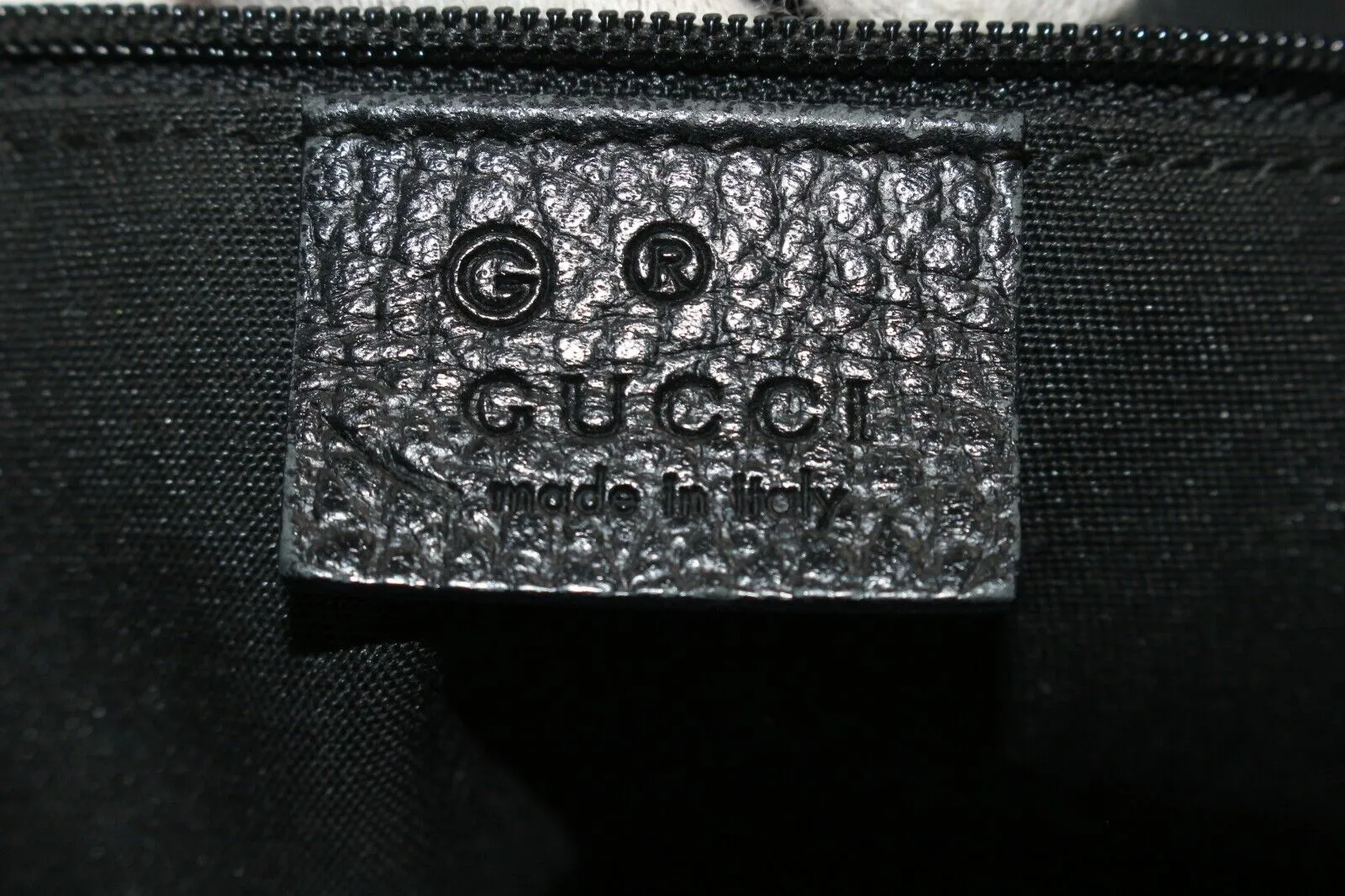 Gucci Black Monogram Denim Bamboo Fringe Tassel Tote 2GK1214K