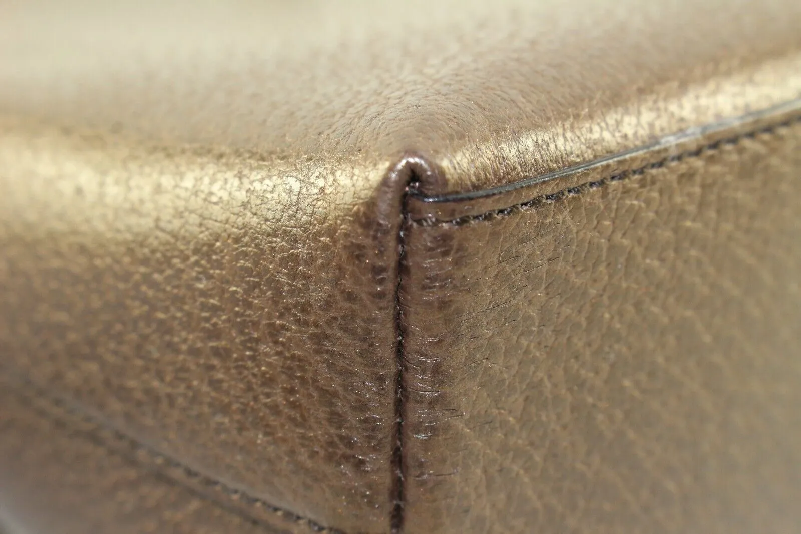 Gucci Brown Leather Bamboo Tote 3GK1214K