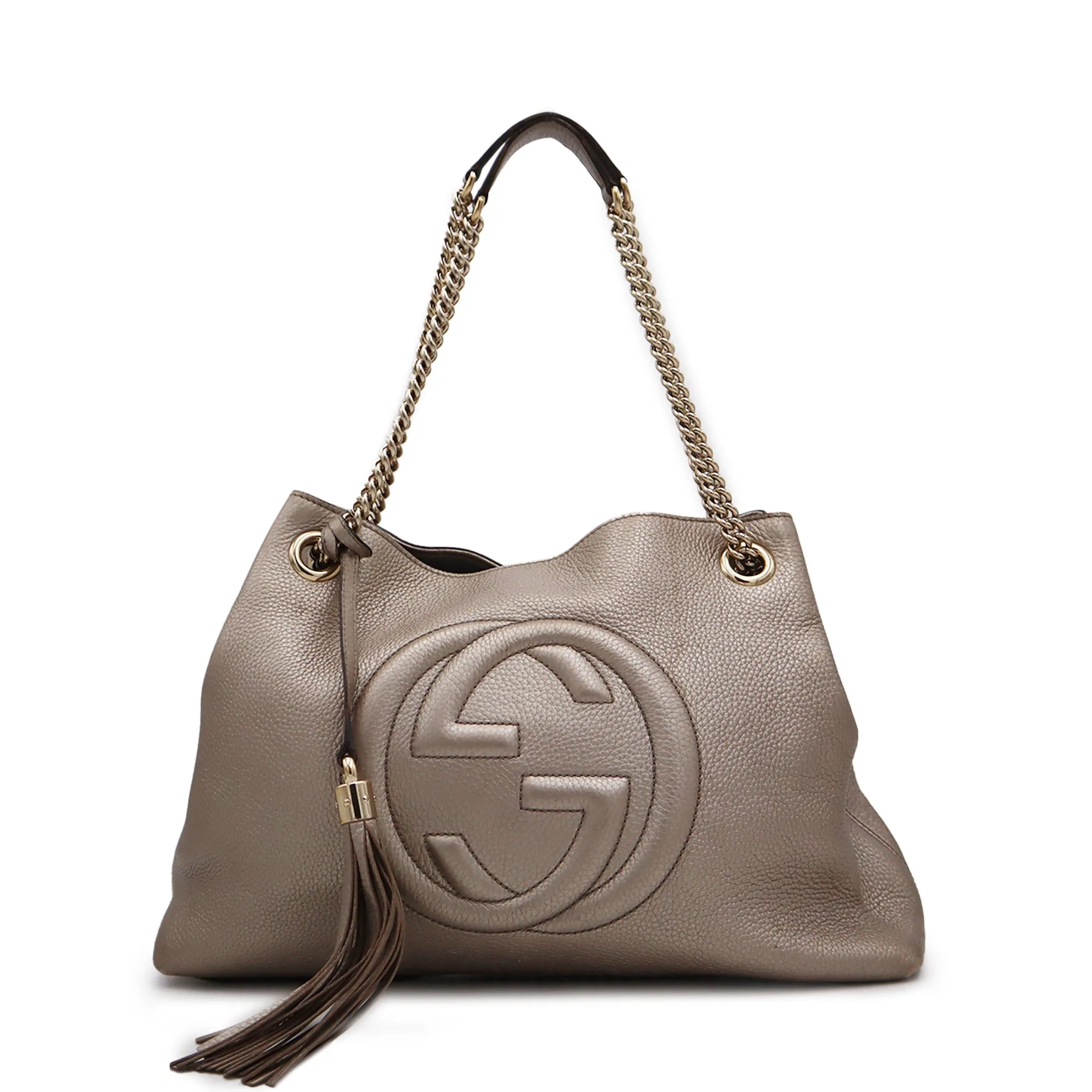 Gucci Calfskin Soho Chain Shoulder Bag
