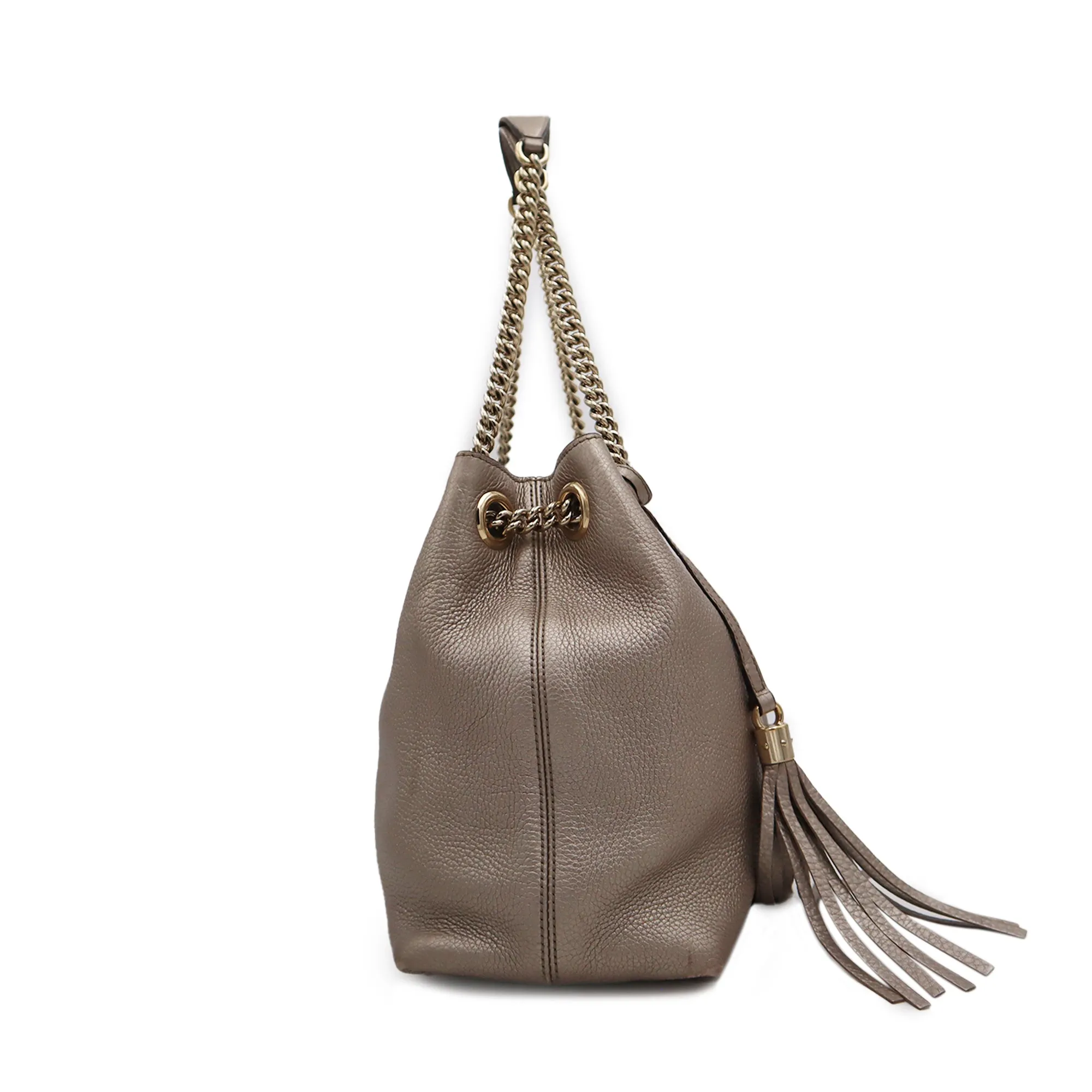 Gucci Calfskin Soho Chain Shoulder Bag