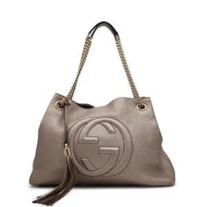 Gucci Calfskin Soho Chain Shoulder Bag
