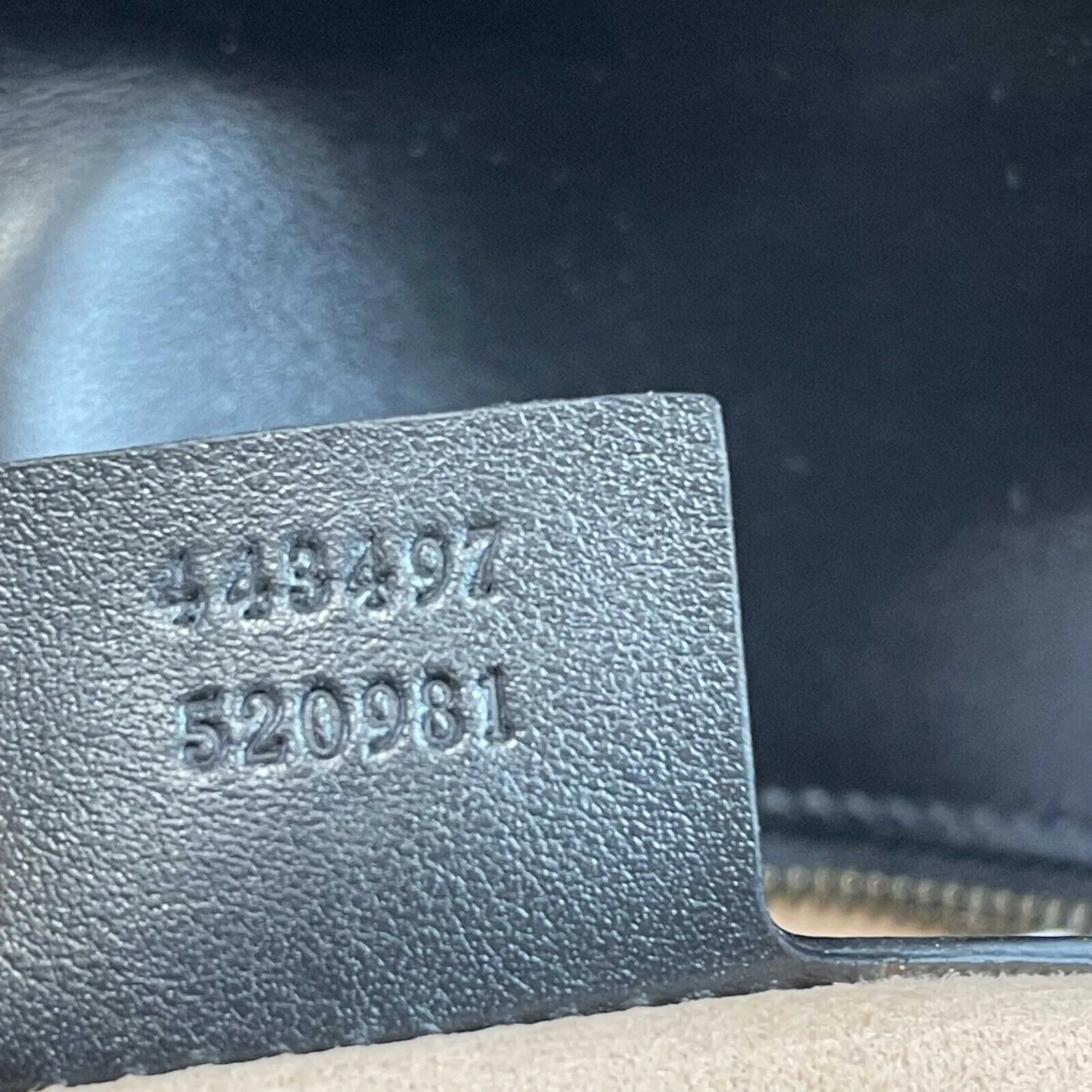 Gucci Excellent Small GG Marmont Flap Matelasse Black Crossbody Bag
