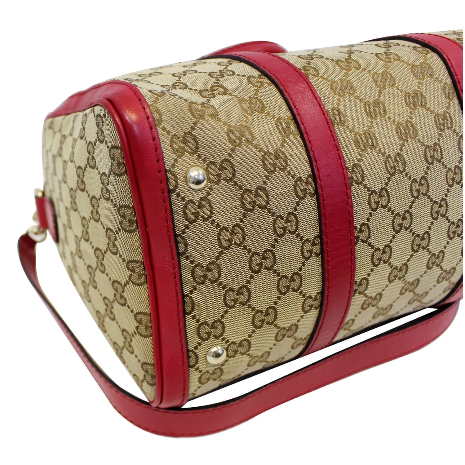 GUCCI GG Canvas Boston Shoulder Bag 247205