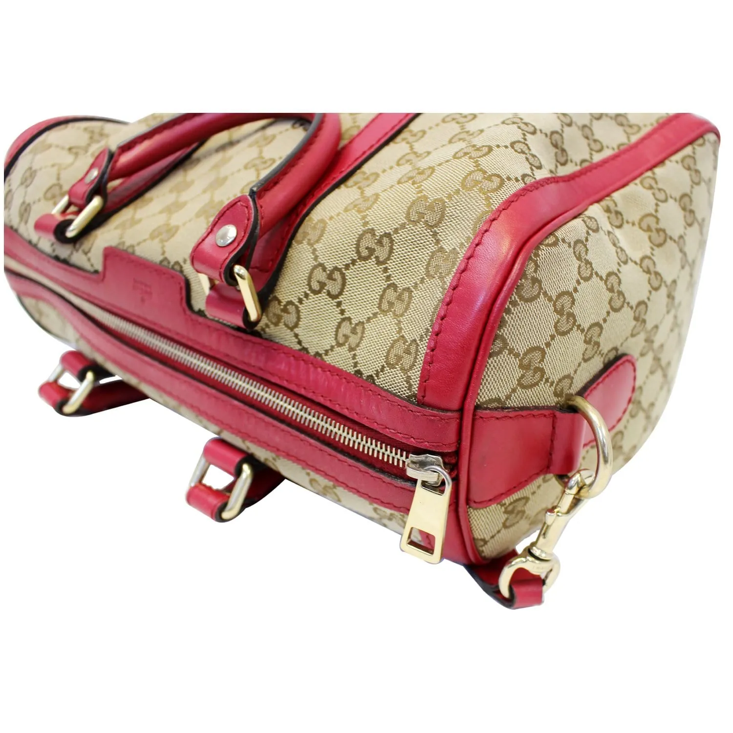GUCCI GG Canvas Boston Shoulder Bag 247205