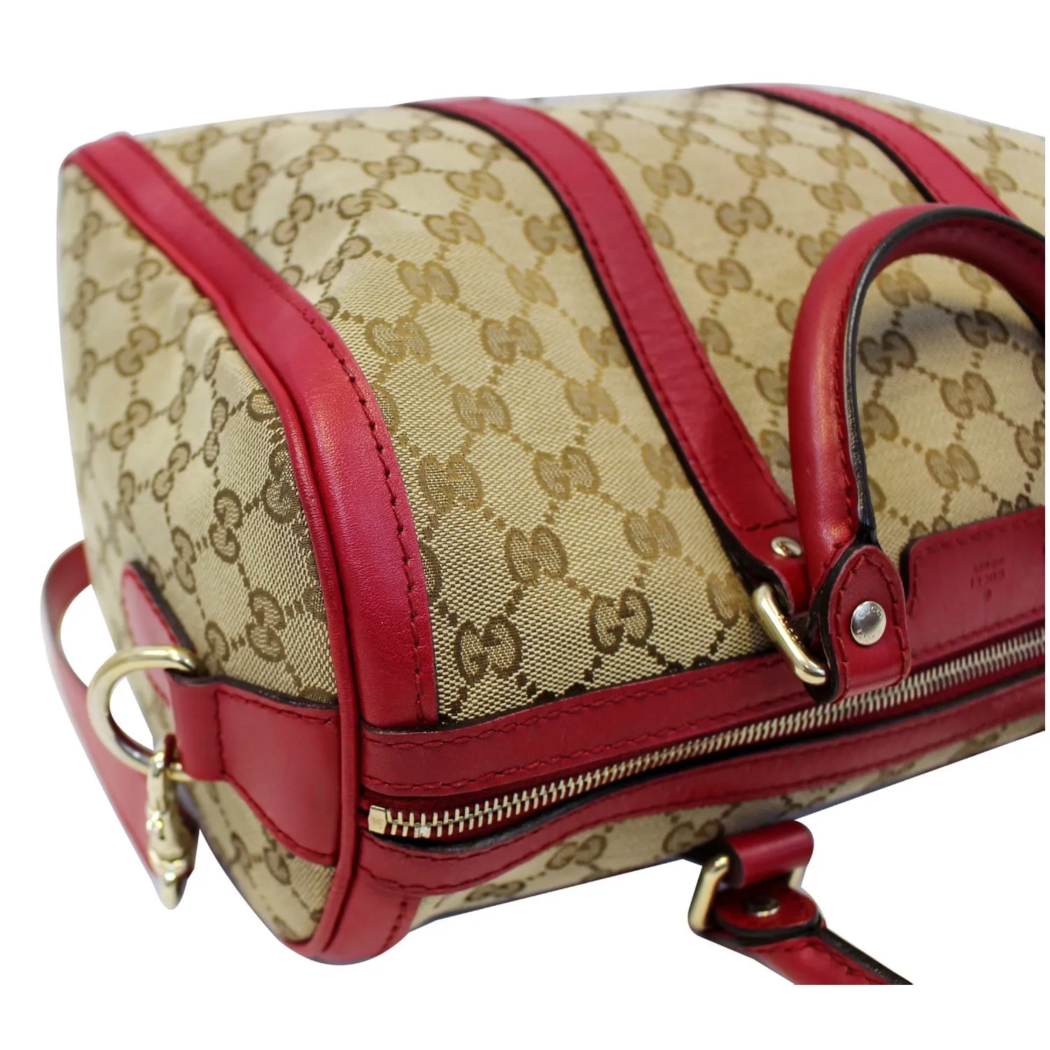 GUCCI GG Canvas Boston Shoulder Bag 247205