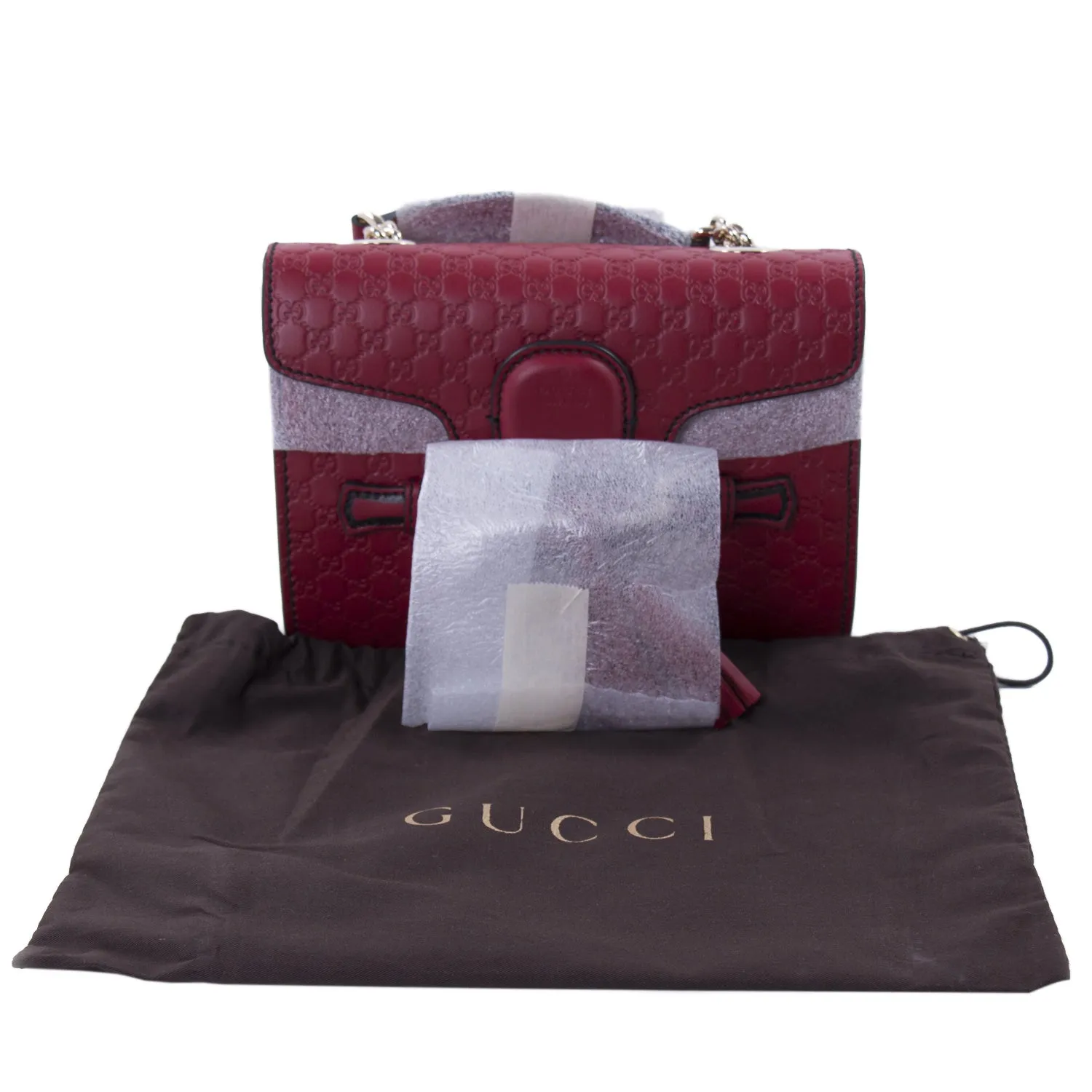 Gucci Guccissima Emily Small Chain Shoulder Bag