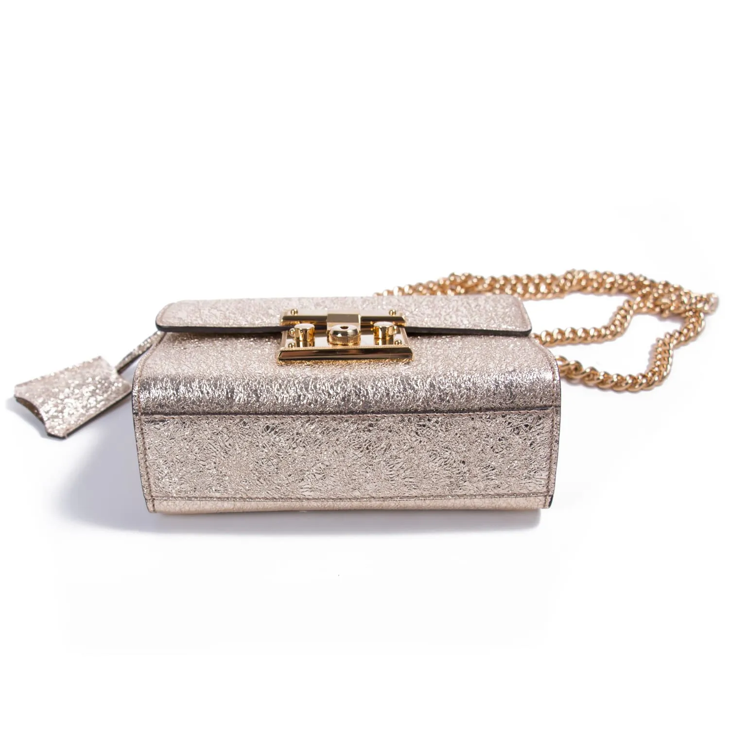 Gucci Metallic Padlock Shoulder Bag