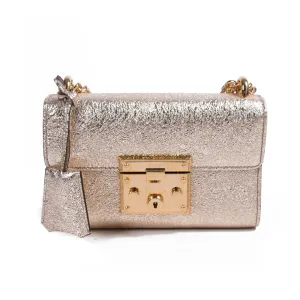 Gucci Metallic Padlock Shoulder Bag