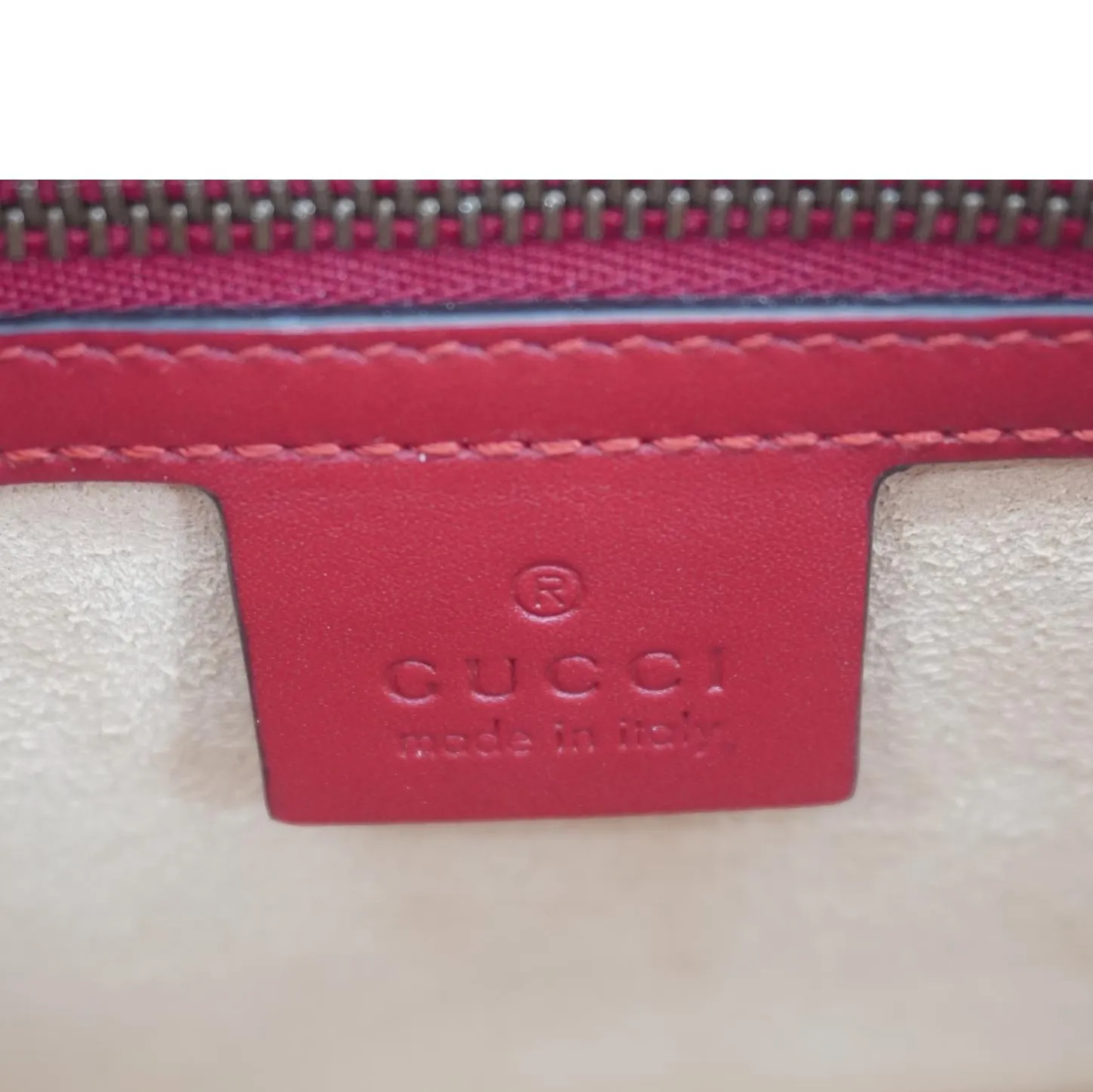 GUCCI Queen Margaret Bee Blind For Love Leather Shoulder Bag Multicolor 476541