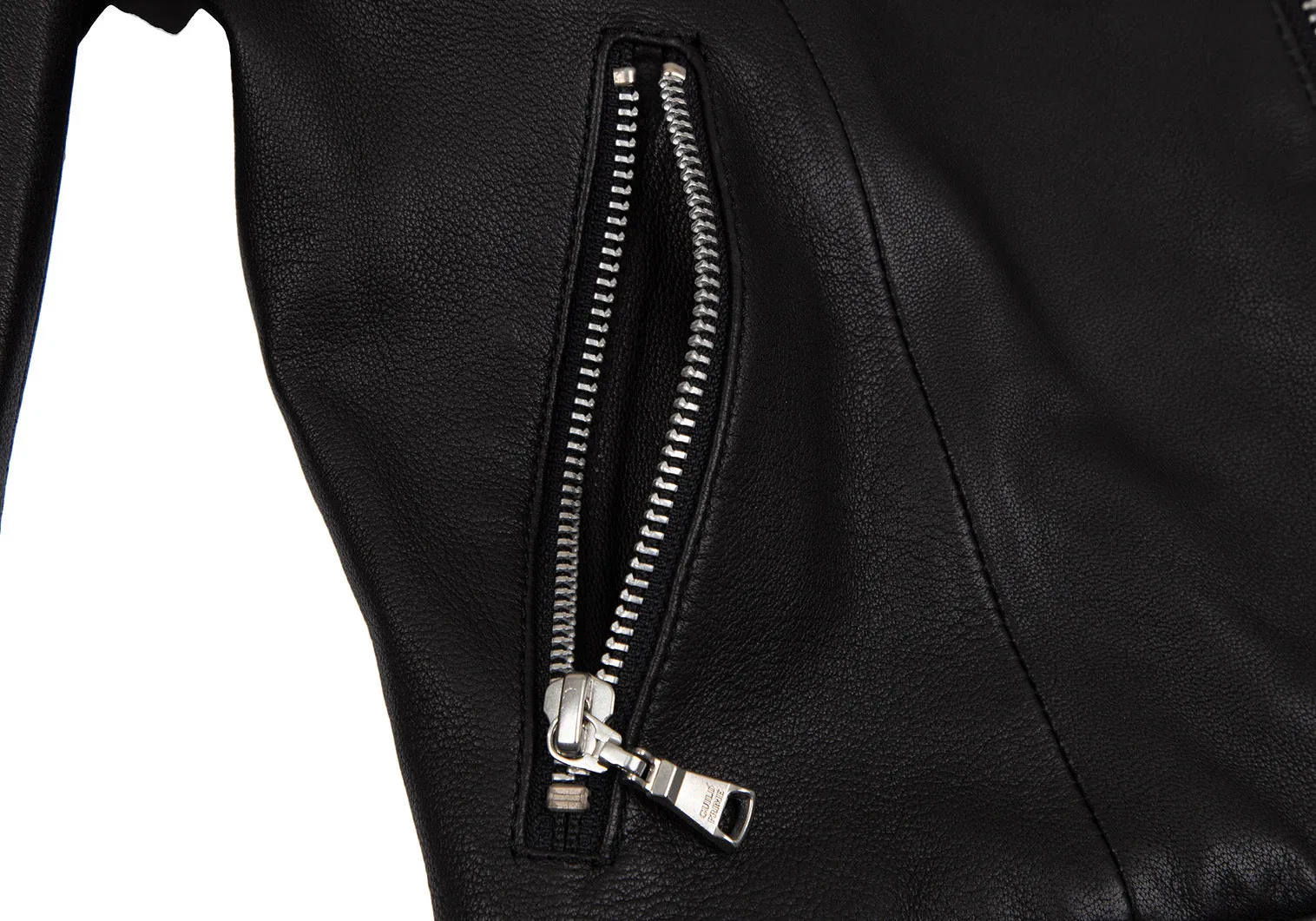 GUILD PRIME Japan. Black Lambskin  Leather Jacket