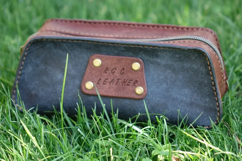 Handmade Leather Pueblo London Pencil Case