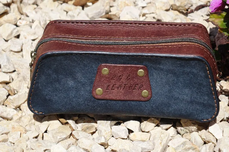Handmade Leather Pueblo London Pencil Case