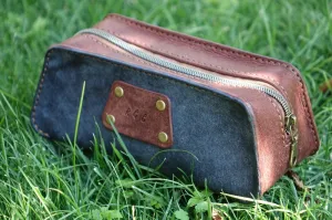 Handmade Leather Pueblo London Pencil Case