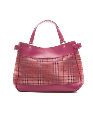 Haymarket Check Stripes Ravensdon Medium Tote Bag