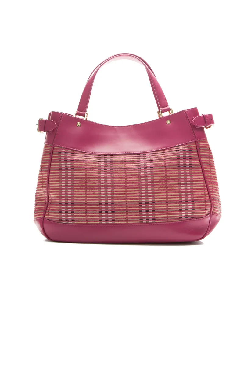 Haymarket Check Stripes Ravensdon Medium Tote Bag