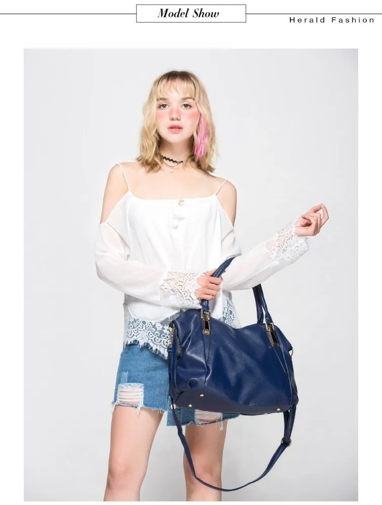 Herald Fashion Luxury Soft Leather Ladies Bag