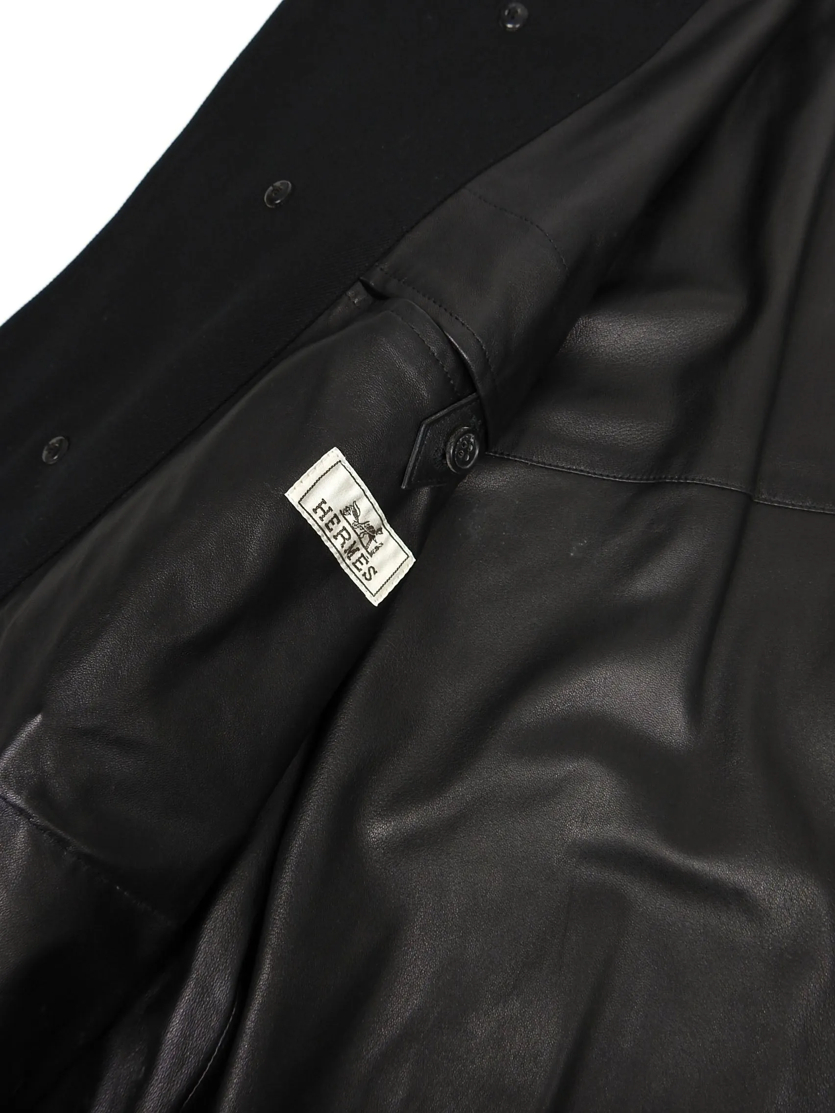 Hermes Black Slit Pocket Jacket