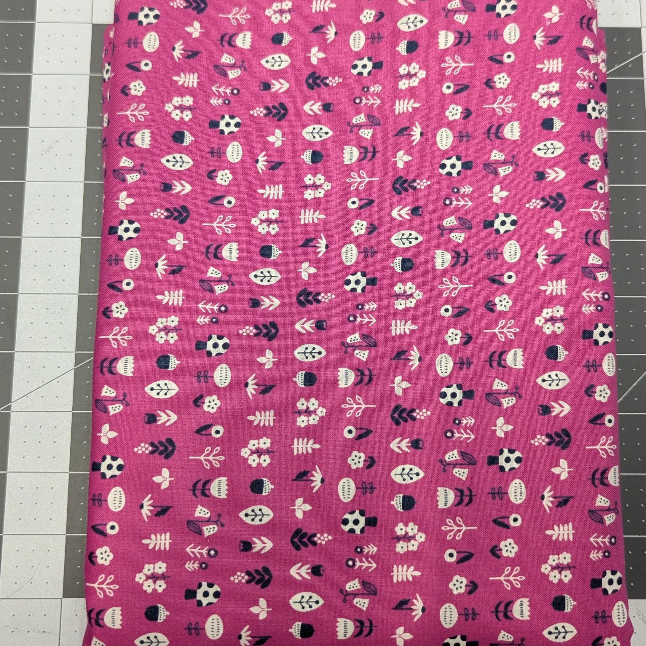 High Quality Hot Pink Floral Quilters Cotton Fabric Bundle – 15 Yards Total