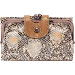Hobo Alice Metal Snake Printed Hide Leather