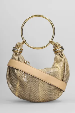 Hobo bag Shoulder bag in beige leather