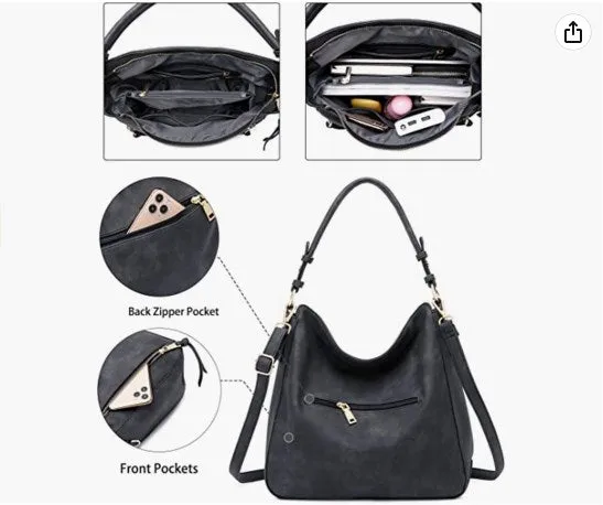 Hobo Bags for Women Handbags Purse Ladies Boho Shoulder Bag Crossbody Purses Faux Leather