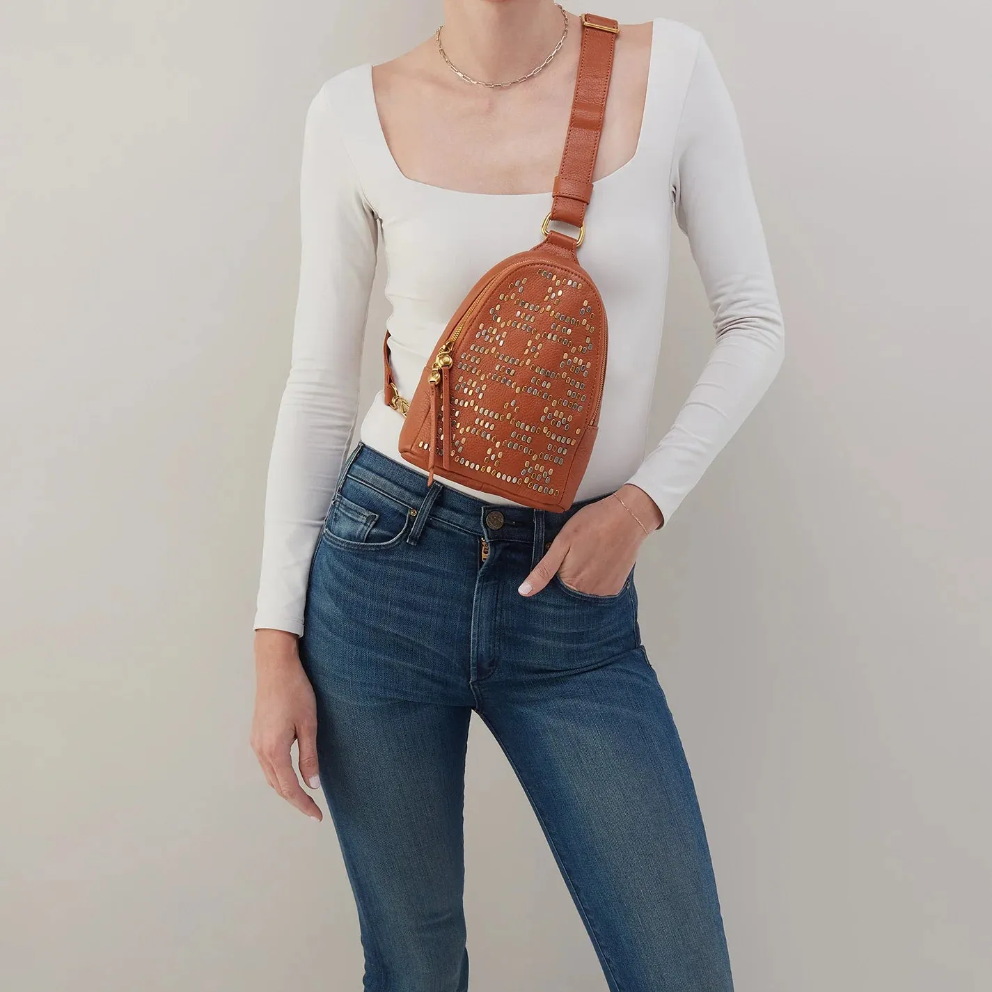 Hobo Fern Sling Bag Warm Honey