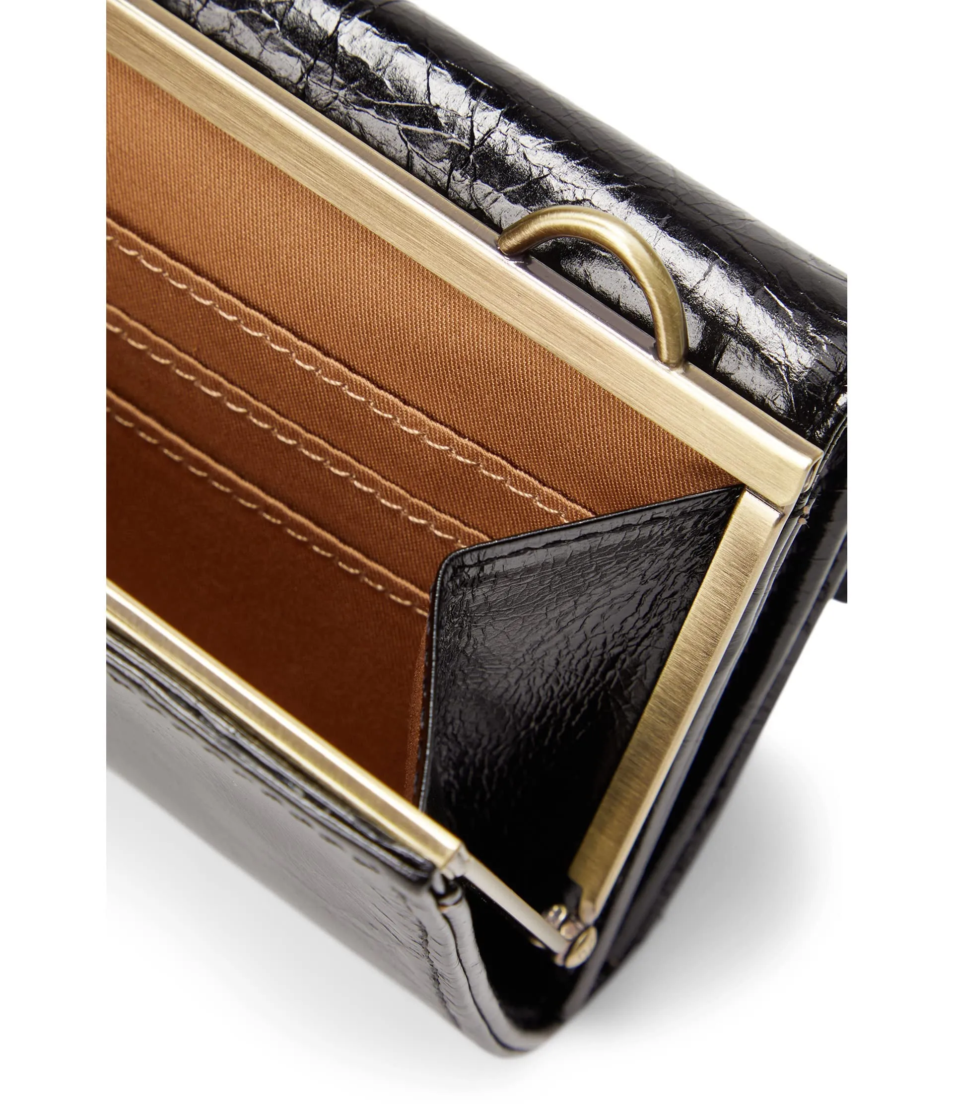 HOBO Mila Wallet Crossbody Black One Size