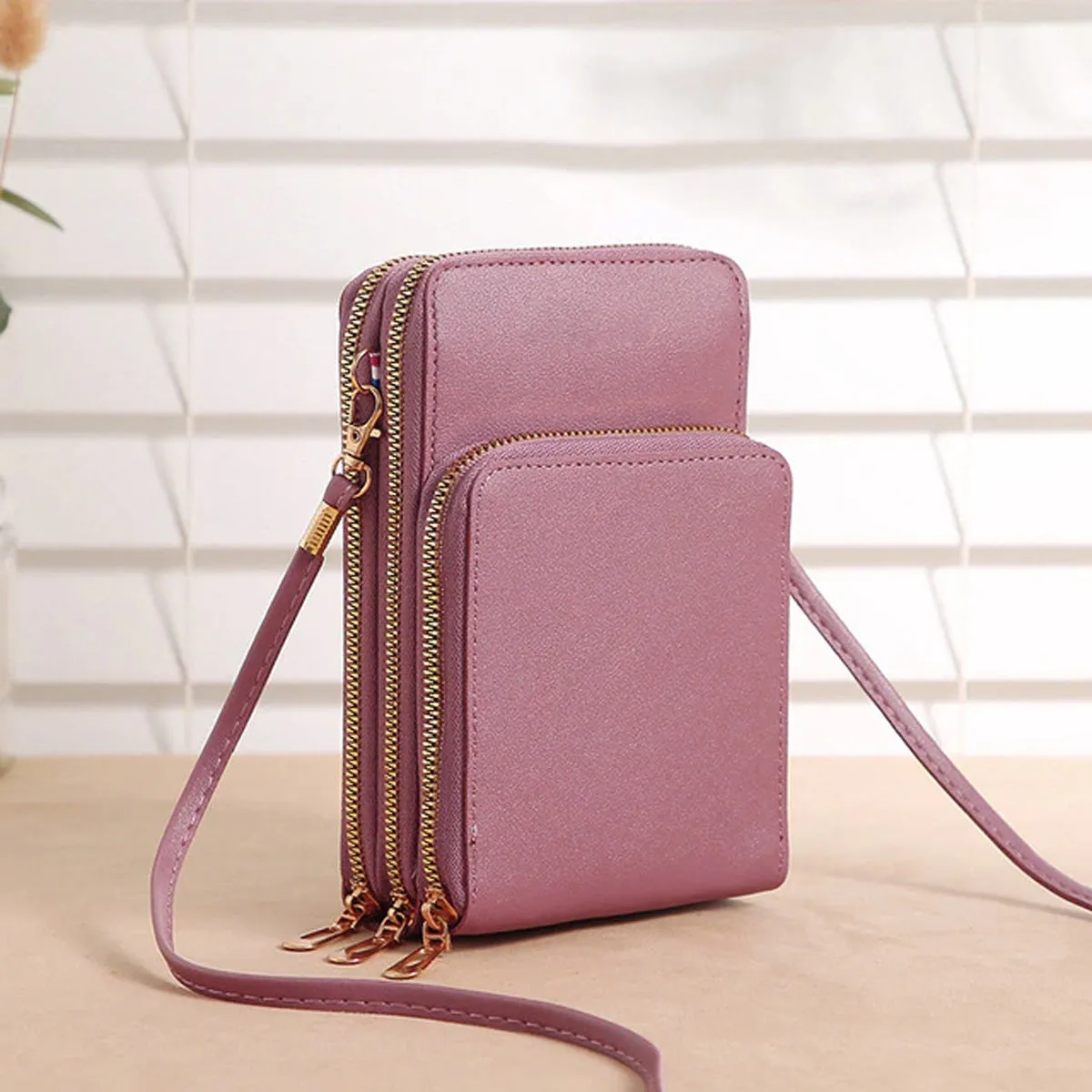 HPSP Personalized Touch Screen Phone Bag Crossbody Bags Women RFID Multifunctional Shoulder Wallet Mini Women's Bag Mobile Wallet Card Holder New