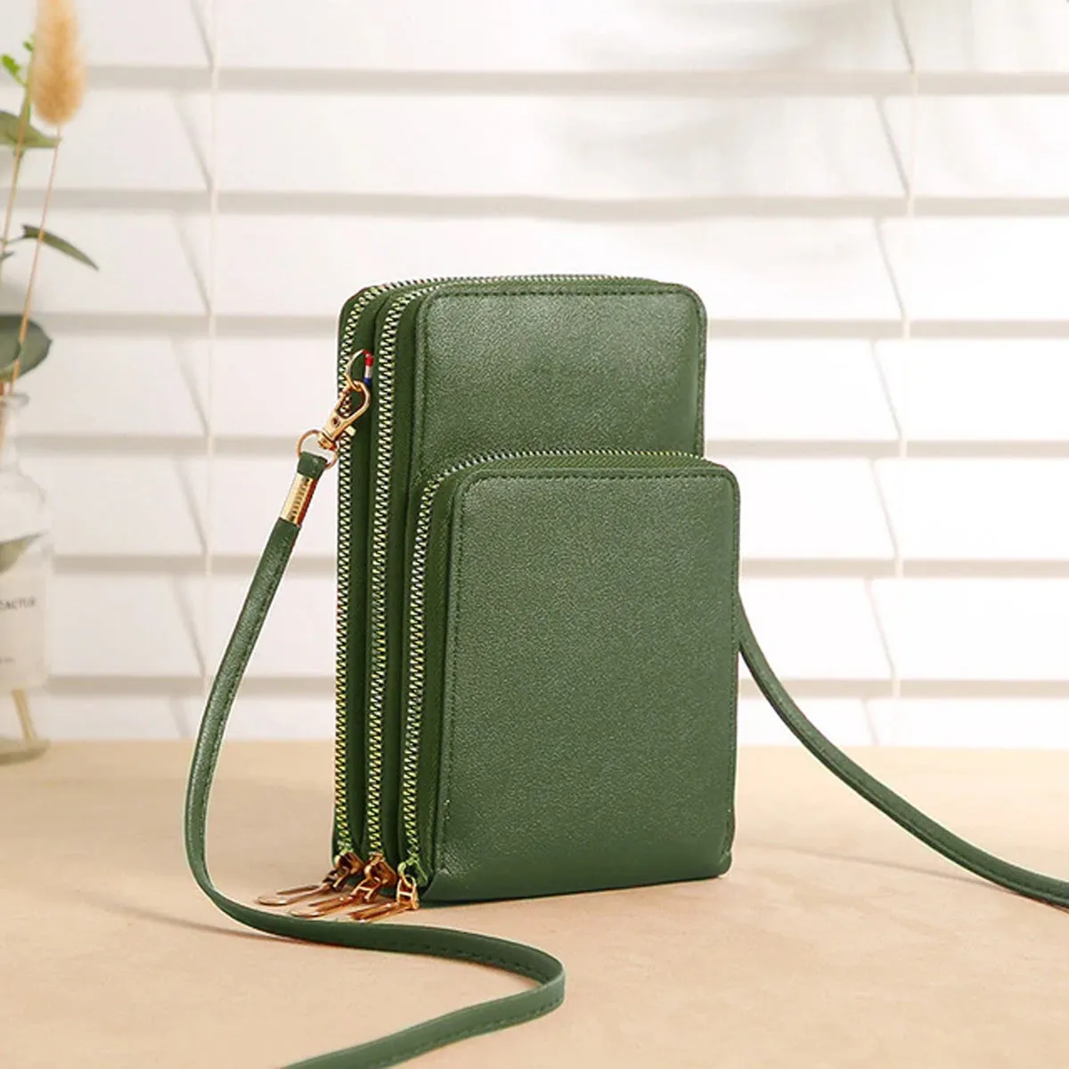 HPSP Personalized Touch Screen Phone Bag Crossbody Bags Women RFID Multifunctional Shoulder Wallet Mini Women's Bag Mobile Wallet Card Holder New