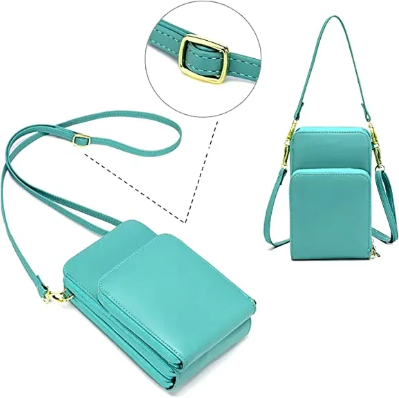 HPSP Personalized Touch Screen Phone Bag Crossbody Bags Women RFID Multifunctional Shoulder Wallet Mini Women's Bag Mobile Wallet Card Holder New