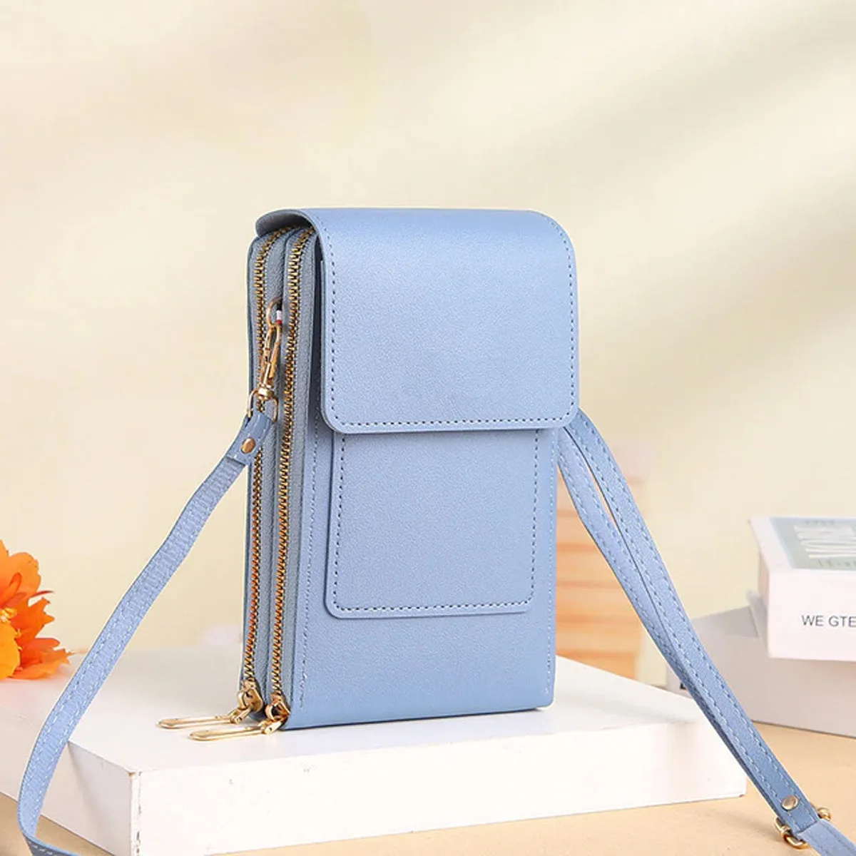 HPSP Personalized Touch Screen Phone Bag Crossbody Bags Women RFID Multifunctional Shoulder Wallet Mini Women's Bag Mobile Wallet Card Holder New