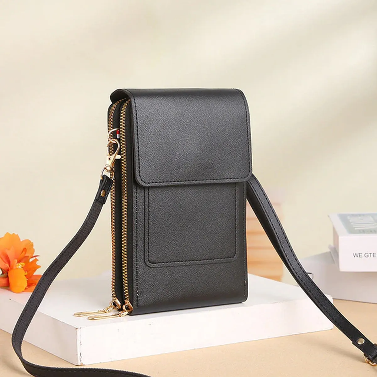 HPSP Personalized Touch Screen Phone Bag Crossbody Bags Women RFID Multifunctional Shoulder Wallet Mini Women's Bag Mobile Wallet Card Holder New