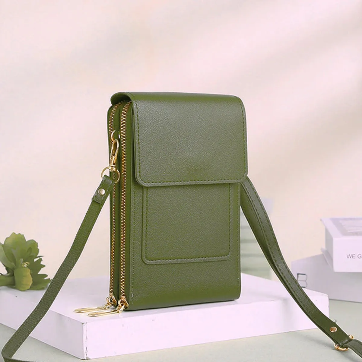 HPSP Personalized Touch Screen Phone Bag Crossbody Bags Women RFID Multifunctional Shoulder Wallet Mini Women's Bag Mobile Wallet Card Holder New