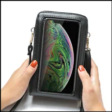 HPSP Personalized Touch Screen Phone Bag Crossbody Bags Women RFID Multifunctional Shoulder Wallet Mini Women's Bag Mobile Wallet Card Holder New