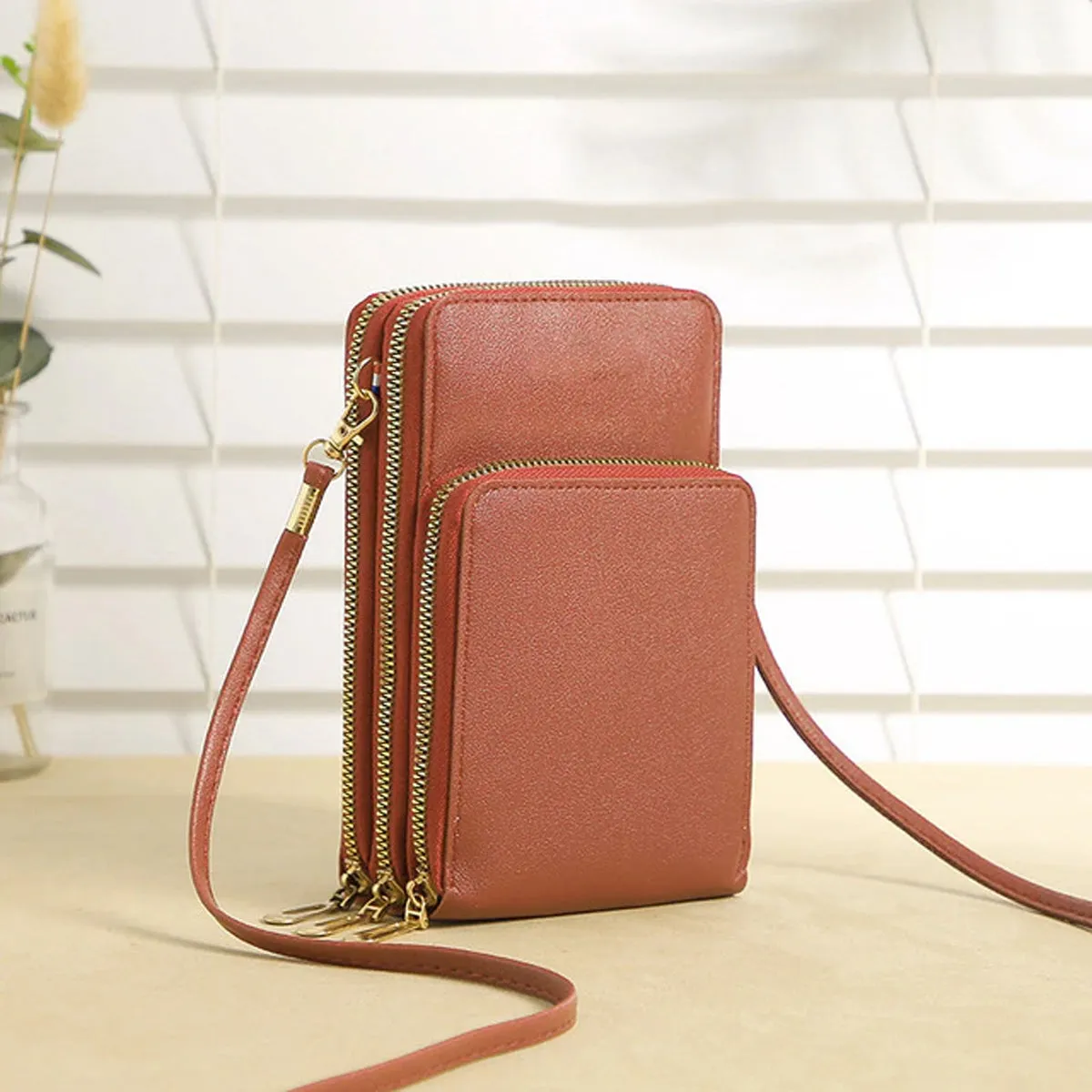 HPSP Personalized Touch Screen Phone Bag Crossbody Bags Women RFID Multifunctional Shoulder Wallet Mini Women's Bag Mobile Wallet Card Holder New