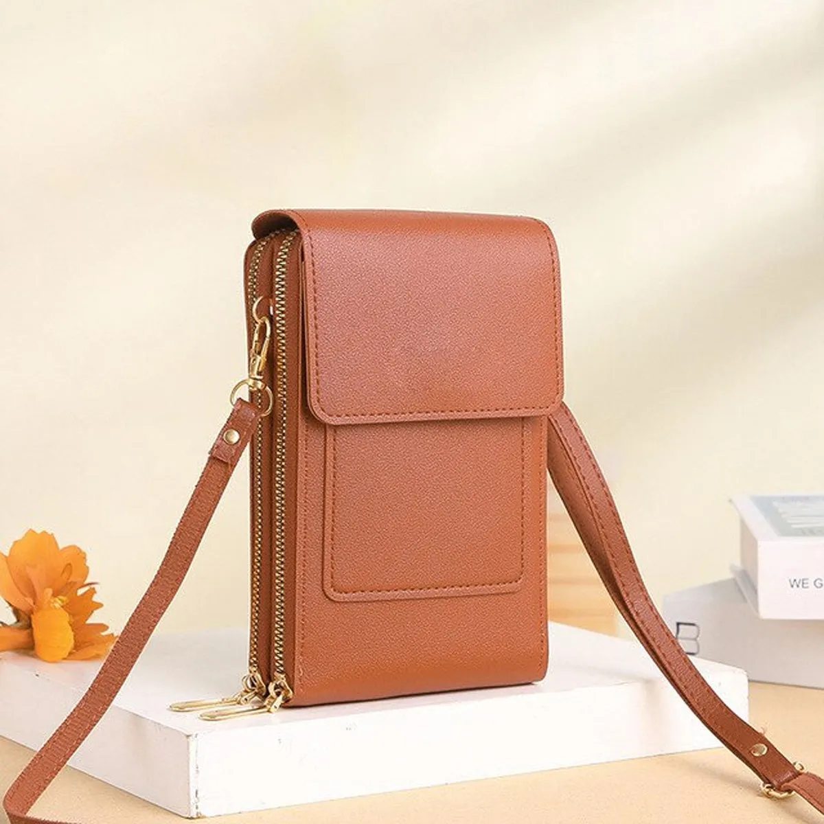 HPSP Personalized Touch Screen Phone Bag Crossbody Bags Women RFID Multifunctional Shoulder Wallet Mini Women's Bag Mobile Wallet Card Holder New