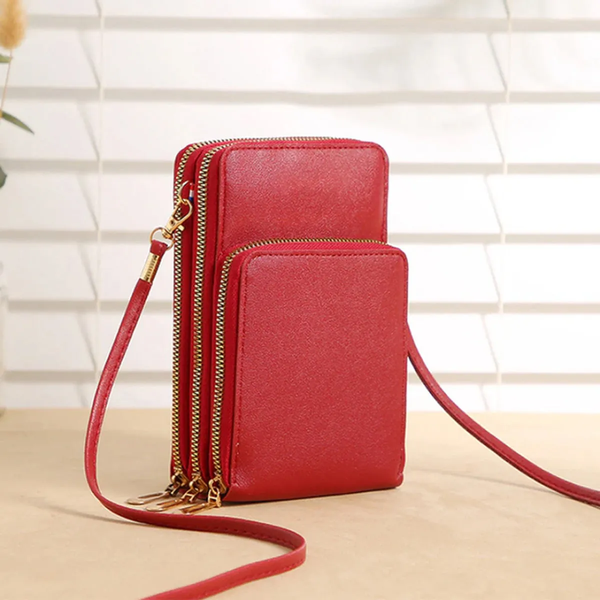 HPSP Personalized Touch Screen Phone Bag Crossbody Bags Women RFID Multifunctional Shoulder Wallet Mini Women's Bag Mobile Wallet Card Holder New