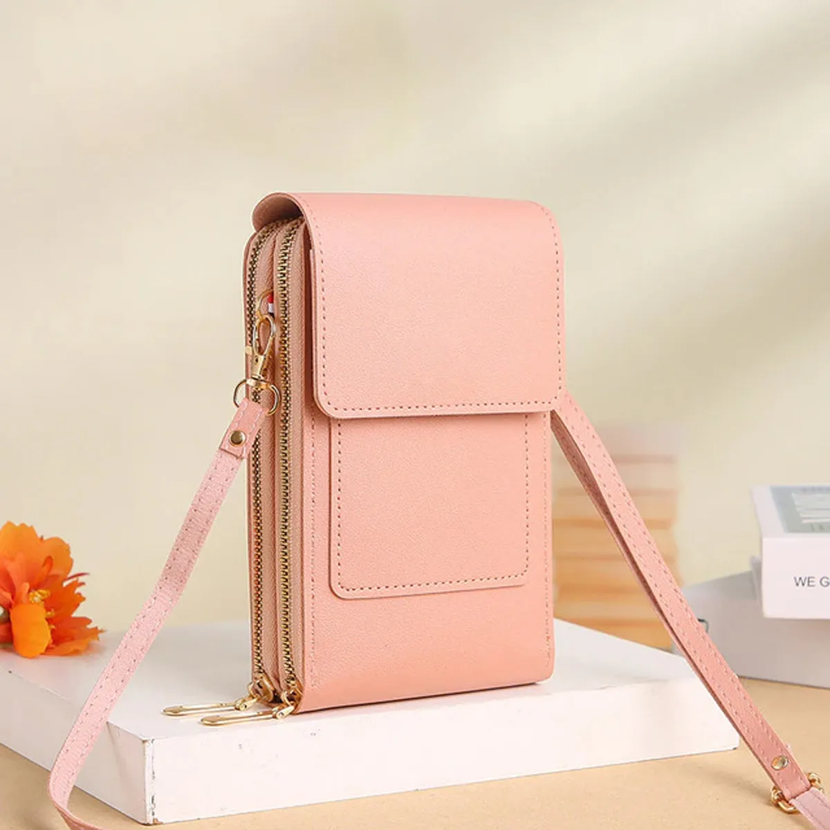 HPSP Personalized Touch Screen Phone Bag Crossbody Bags Women RFID Multifunctional Shoulder Wallet Mini Women's Bag Mobile Wallet Card Holder New