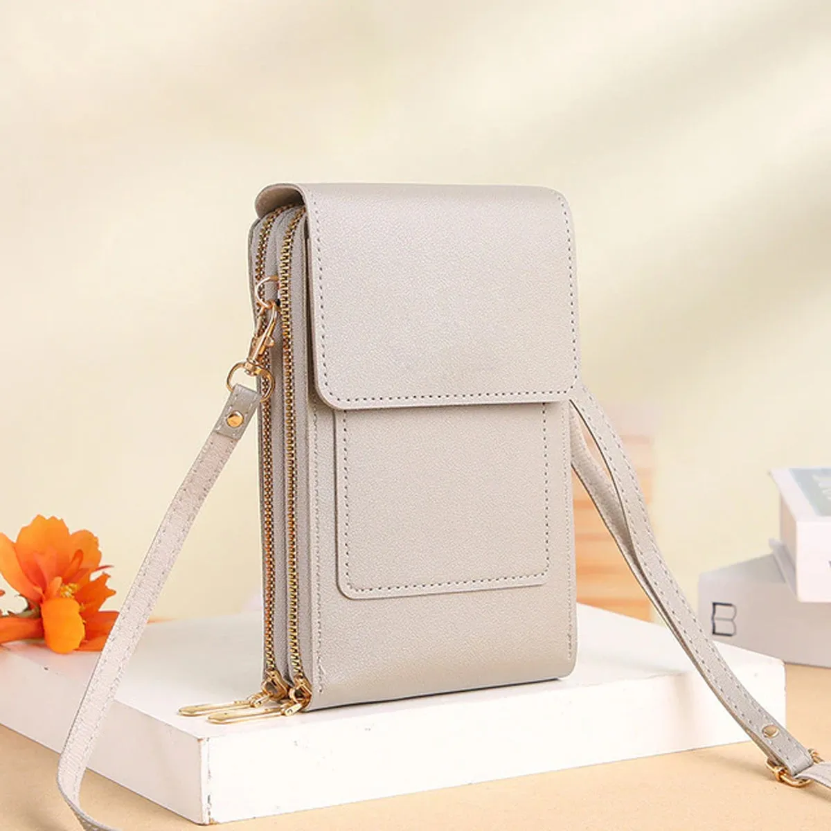 HPSP Personalized Touch Screen Phone Bag Crossbody Bags Women RFID Multifunctional Shoulder Wallet Mini Women's Bag Mobile Wallet Card Holder New