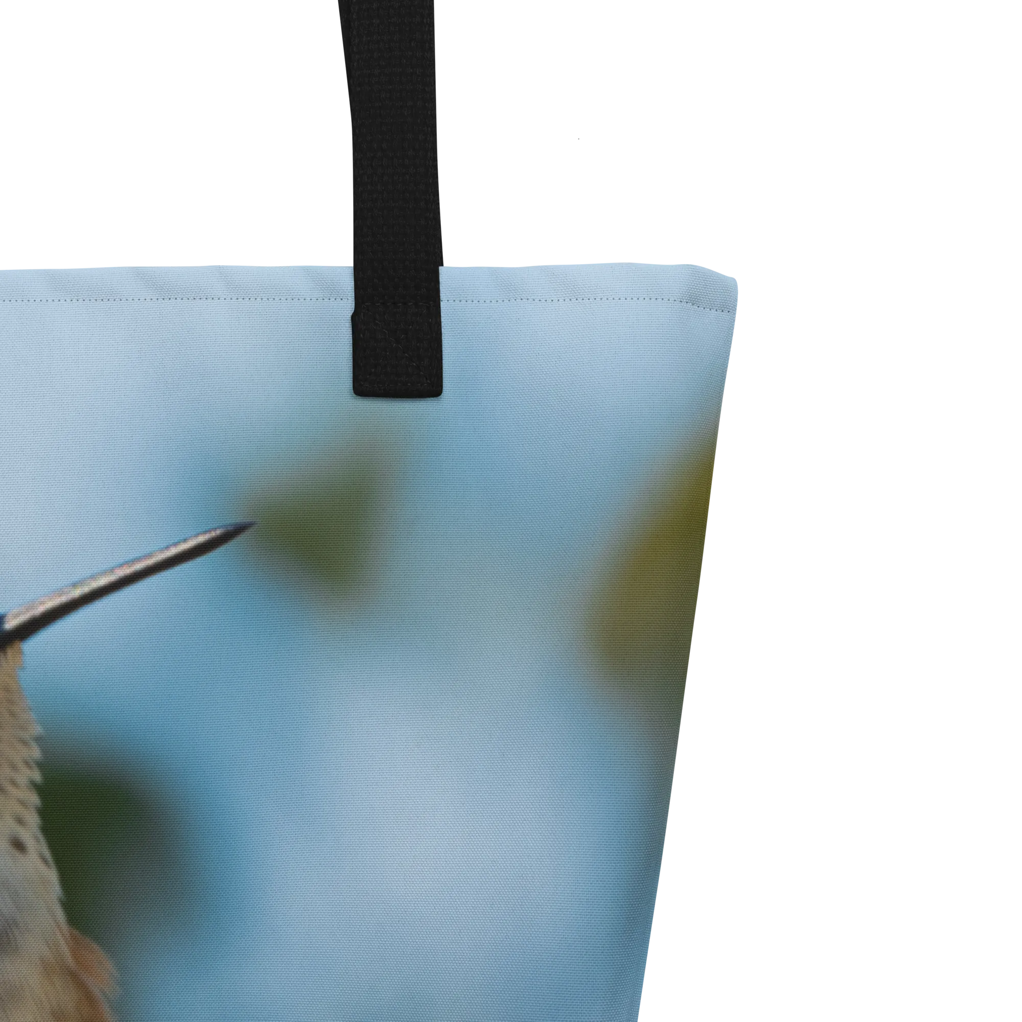 Hummingbird All-Over Print Large Tote Bag
