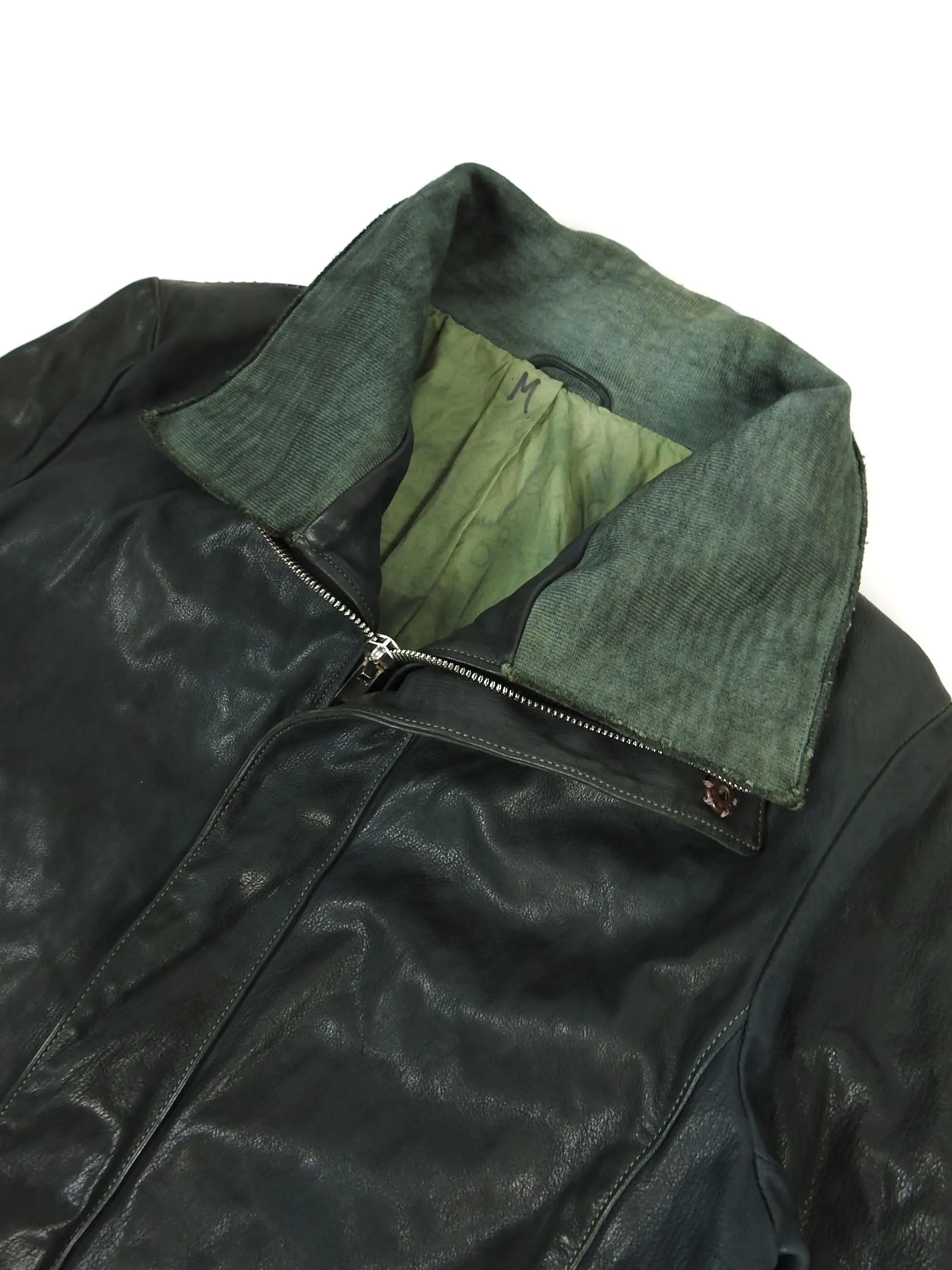 Incarnation Overdyed Leather Jacket Size Medium