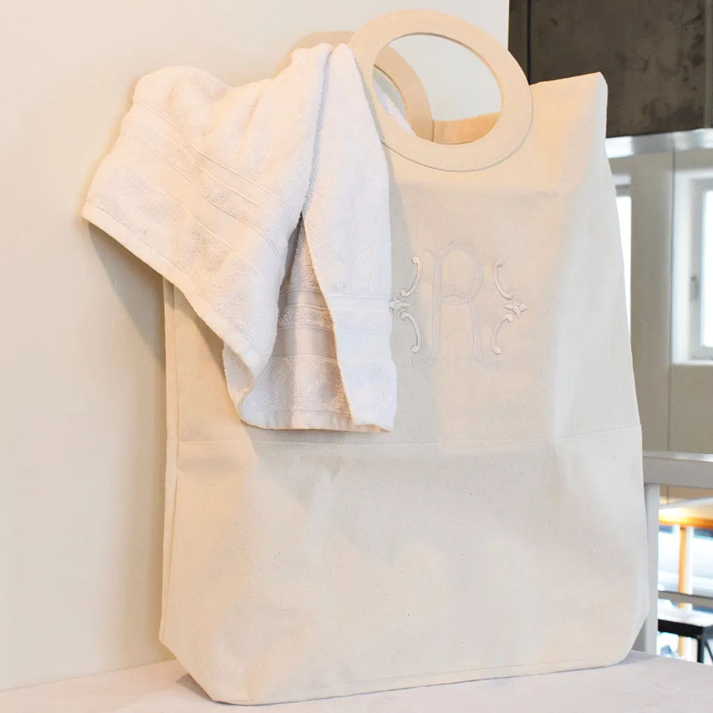 Initial Laundry Tote
