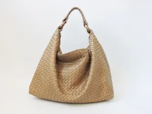 Intrecciato Leather Hobo