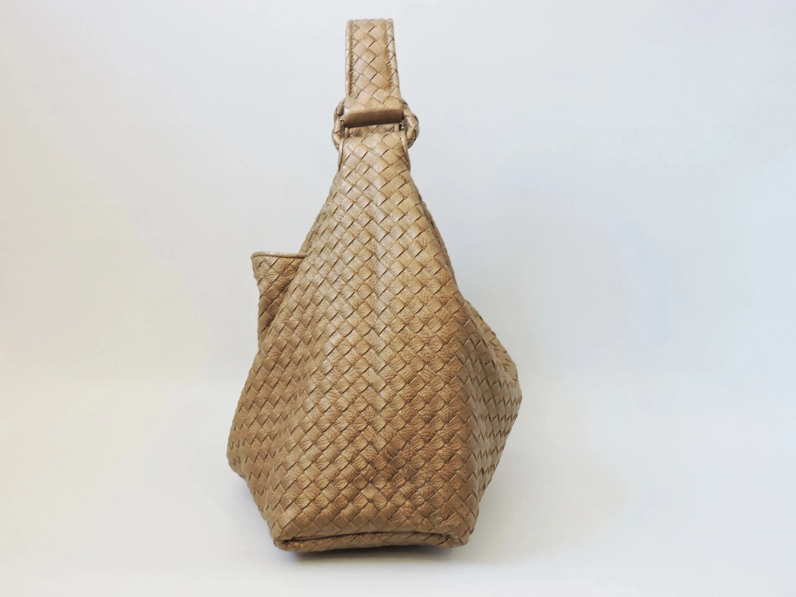 Intrecciato Leather Hobo
