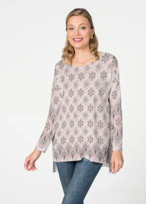 Izzy Grey (19200) ~ Slouchy Butterknit Top