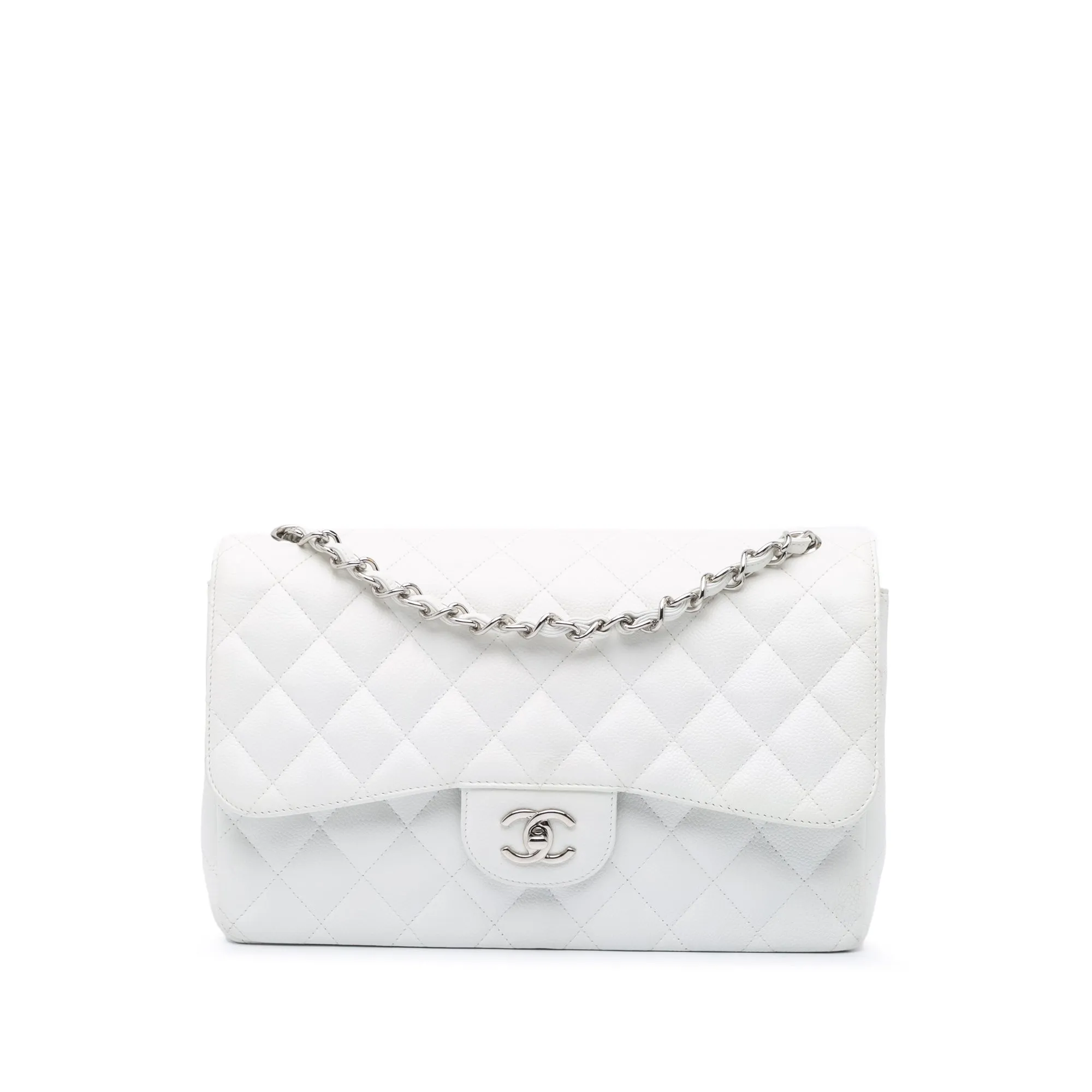Jumbo Classic Caviar Double Flap