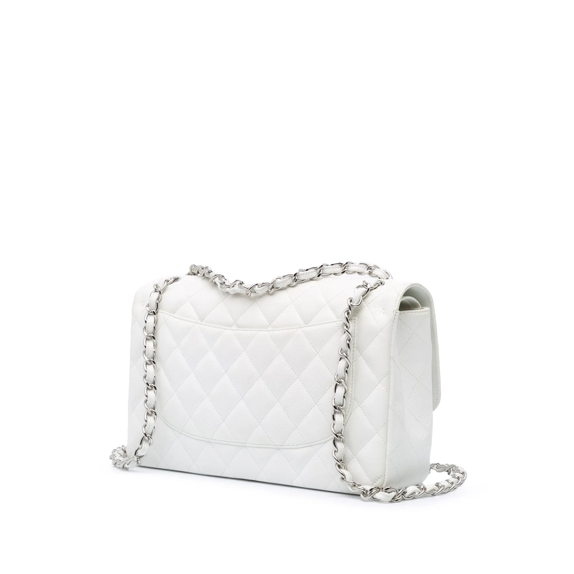 Jumbo Classic Caviar Double Flap