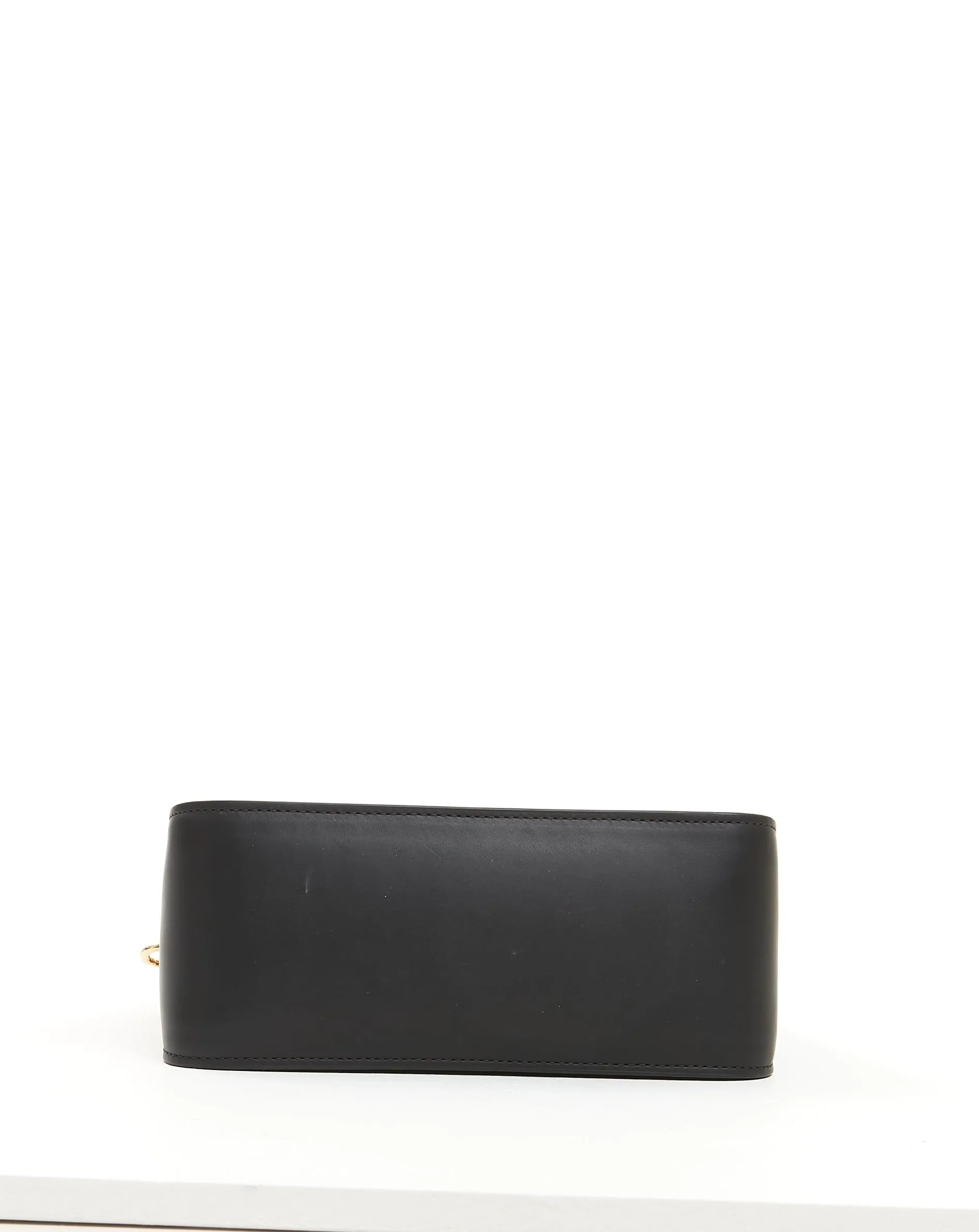 JW Anderson Black Ancor Box Leather Shoulder Bag