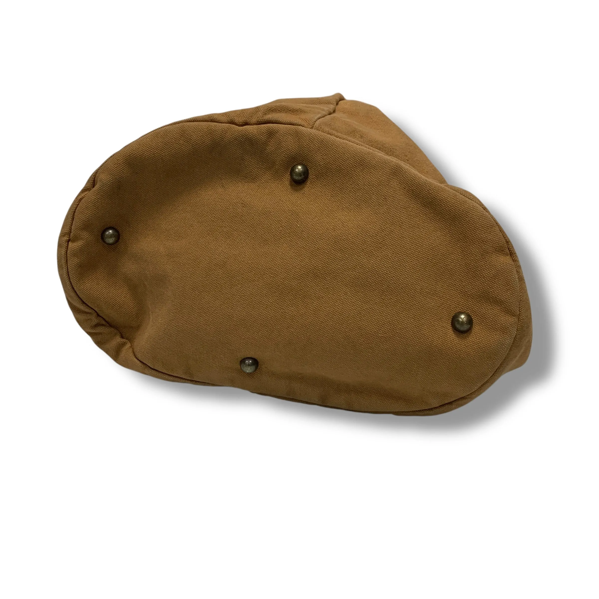 Kapital Duffle Cotton Canvas Barrel Tote Bag