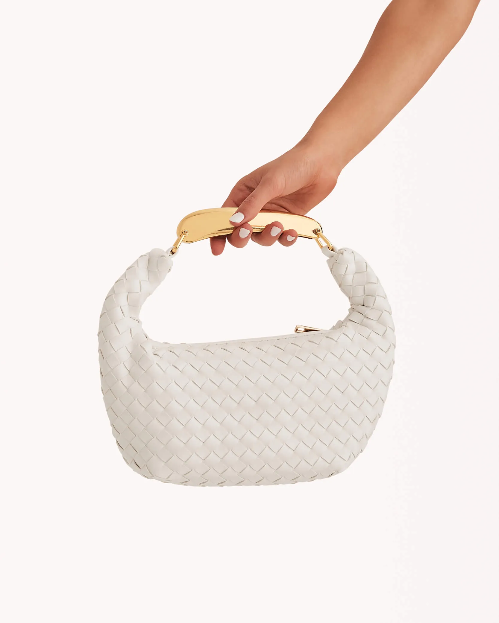 Kara Handle Bag - Bone